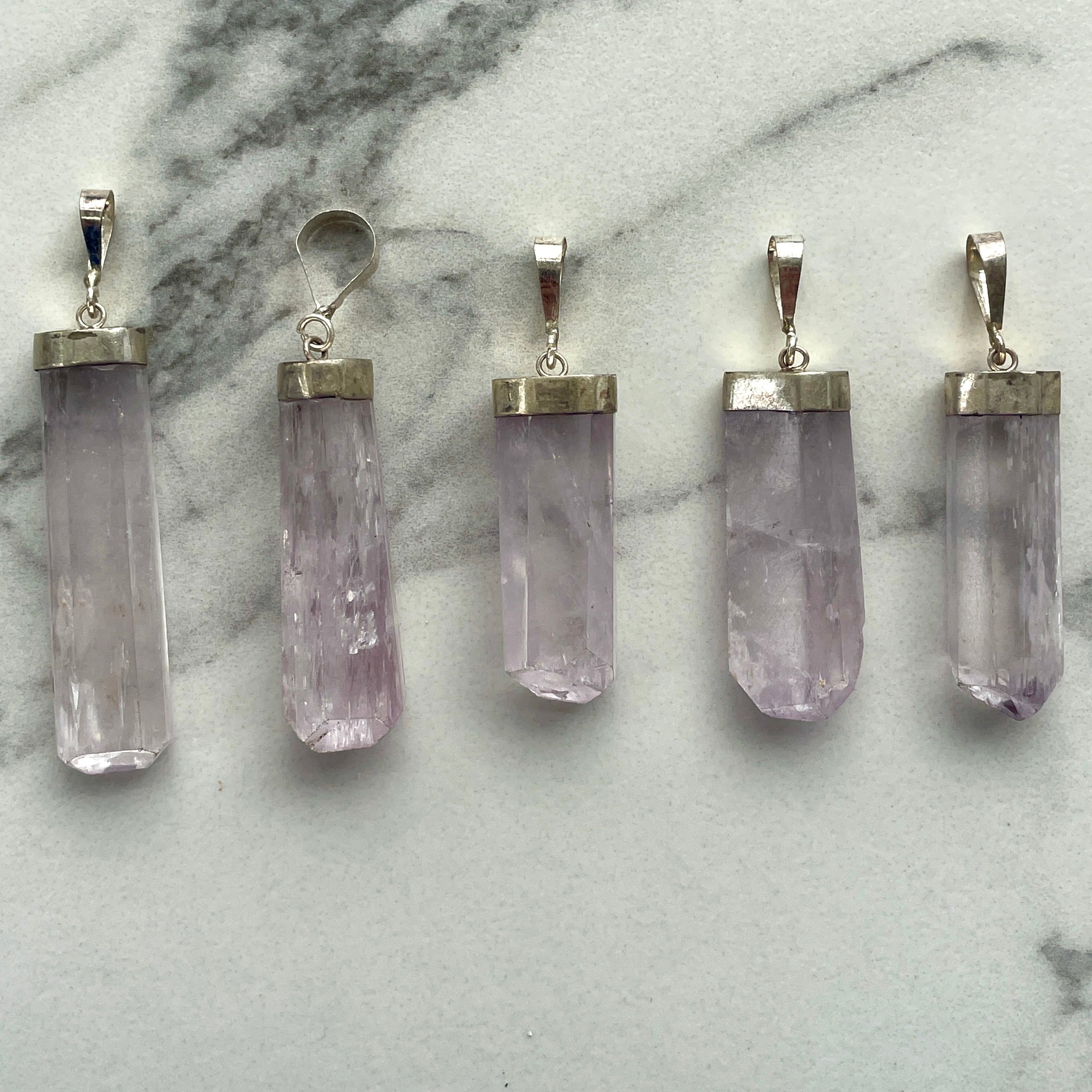 Kunzite Sterling Silver Pendant Kunzite Sterling Silver Pendant